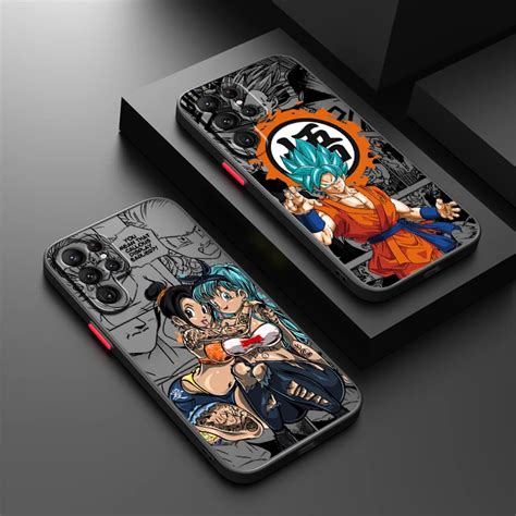 Goku Dragon Ball Star Funda Transl Cida Esmerilada Para Tel Fono