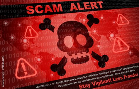 Scam Alert Background Hacker And Cyber Criminals Phishing Stealing