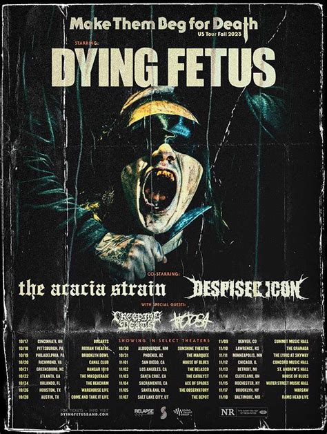 Dying Fetus Announce New Album And Headlining U S Tour Share Music