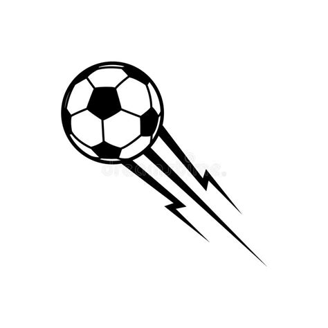 Soccer Ball Icon Vector Football Kick Illustration Sign Goal Symbol