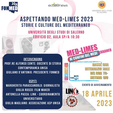 Med Limes Dai Confini Del Mediterraneo Allunisa