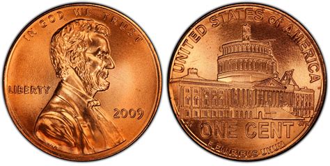 2009 1C Lincoln Presidency RD Regular Strike Lincoln Cent Modern