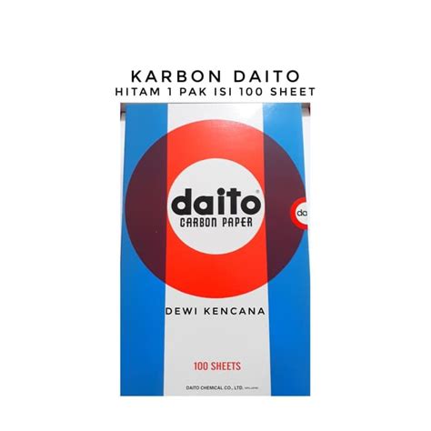 Jual Promo Karbon Daito Folio Hitam Pak Isi Sheet Indonesia