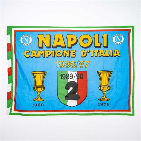 Napoli Flag Campione D Italia 89 90