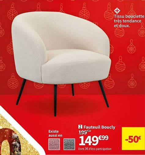 Promo Fauteuil Boucly Chez Conforama Icatalogue Fr