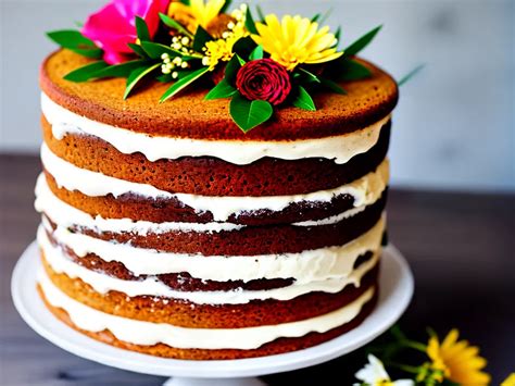 Naked Cake Tendência Deliciosa para Casamentos