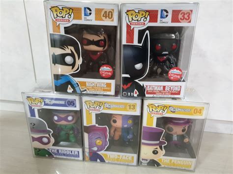 Funko Pop Red Metallic Batman Beyond Nightwing Fugitive Toys Exclusive