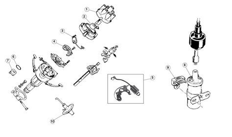 Distributor Xj6 Series I And Ii W Points Moss Motors