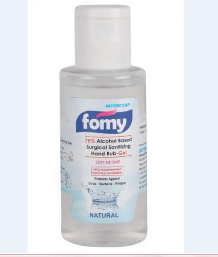 FOMY 75 Isopropyl Alcohol Based Hand Rub Sanitizer And Disinfectant