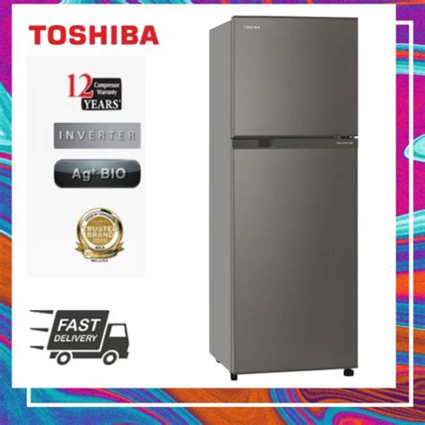 Toshiba 252l Inverter 2 Door Fridge Gr A28ms Ds Shopee Malaysia