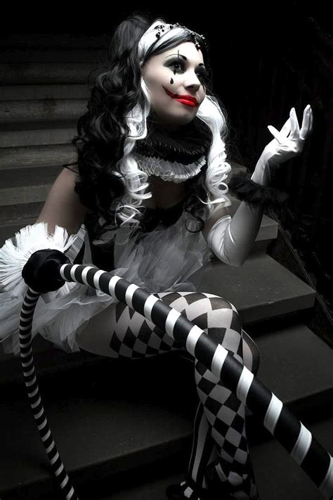 Pin By Pinner On Color Comboblackredswhites Dark Circus Female