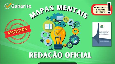 Redação Oficial 40 Mapas Mentais 20 000 Questões 6 E books