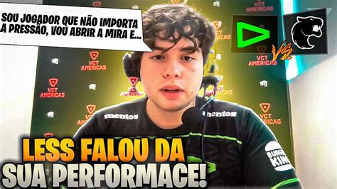 Less Mandou A Real Sobre A Sua Performace Individual Falou Sobre