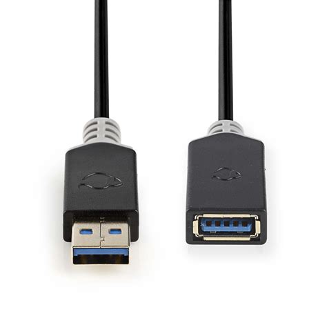 USB Kaapeli USB 3 2 Gen 1 USB A Uros USB A Naaras 5 Gbps