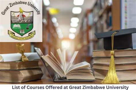 List of Courses Offered at Great Zimbabwe University, GZU: 2024/2025 - Explore the best of East ...