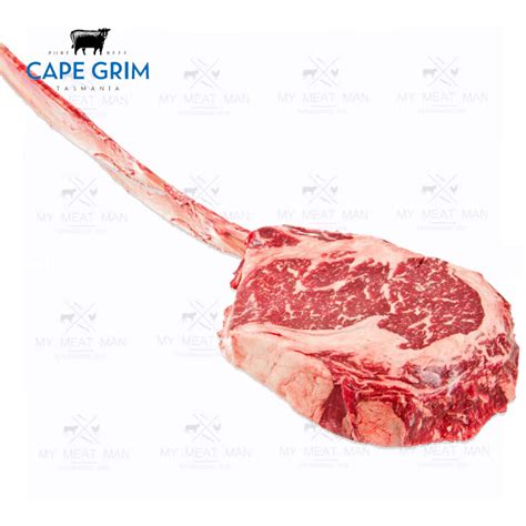 My Meat Man Product Australian Frozen Grass Fed Cape Grim Tomahawk Steak