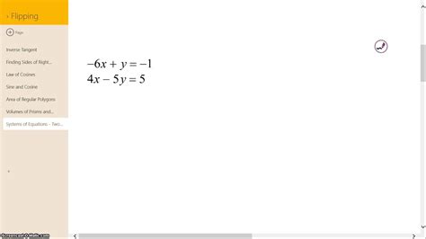 Systems Of Equations Two Variables Youtube