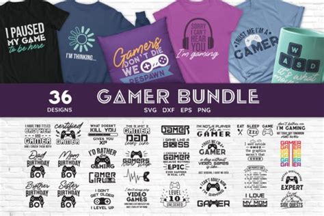 4333 Gamer Svg Designs Graphics