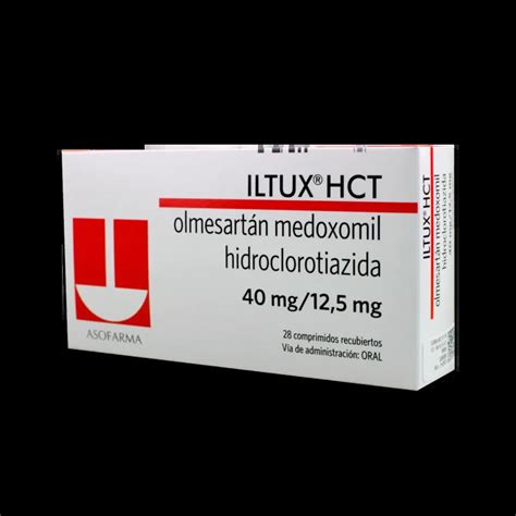 ILTUX HCT 40MG 12 5MG 28 COMPRIMIDO Distribuidor De ASOFARMA