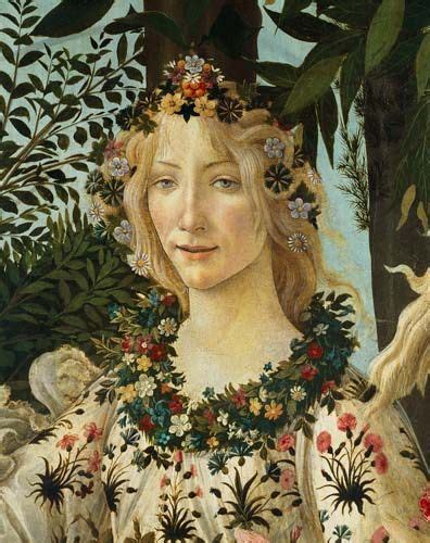 Detail From La Primavera Allegory Of Spring Sandro Botticelli