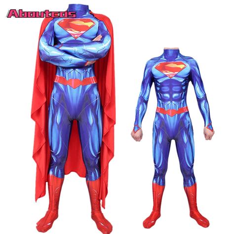 Dc Steel Body Superman Bodysuit Halloween Cosplay Shopee Philippines