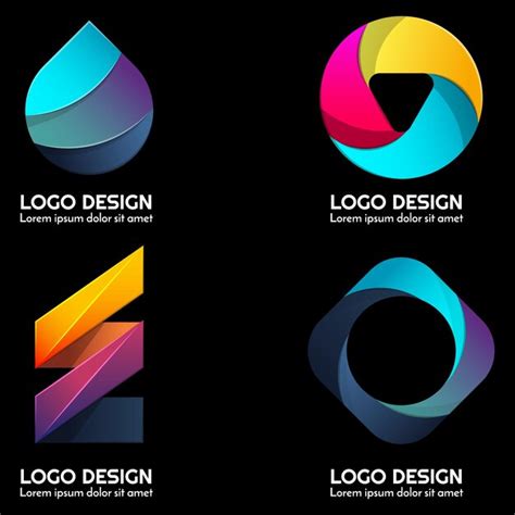 Una Hermosa Colección De Diseños De Logotipos Eps Vectoriales