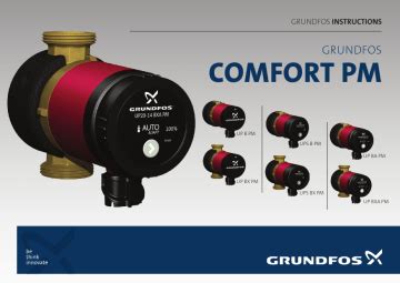 COMFORT PM GRUNDFOS GRUNDFOS INSTRUCTIONS 1 Manualzz