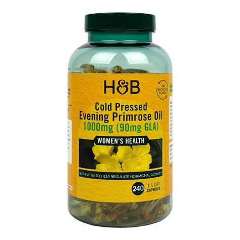 Cold Pressed Evening Primrose Oil 1000mg 240 Capsules Holland Barrett