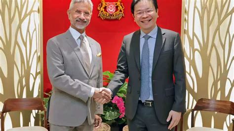 Jaishankars Singapore Visit Strengthening Bilateral Ties With