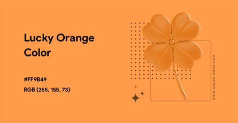 Lucky Orange color hex code is #FF9B49