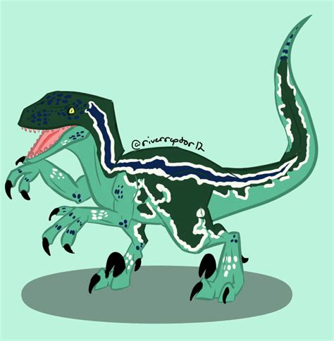 Blue the Velociraptor by riverraptor12 on DeviantArt