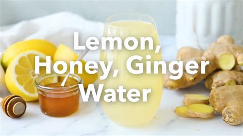 Lemon Honey Ginger Water Artofit