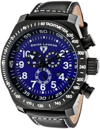 Amazon スイスレジェンド Swiss Legend 腕時計 22828 BB 03 SL Pilot Chronograph