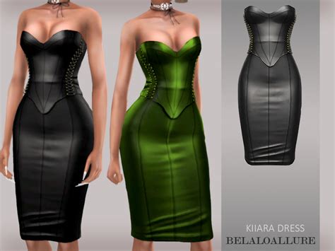 The Sims Resource Belaloallure Kiiara Dress