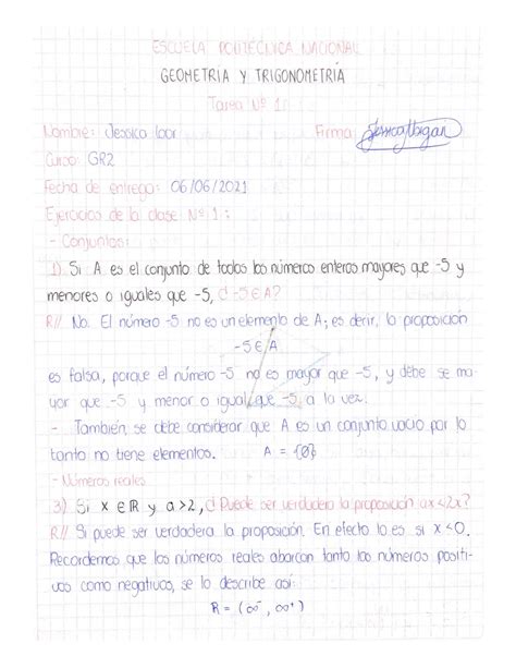 Tarea Geometr A Y Trigonometr A Geometria Studocu