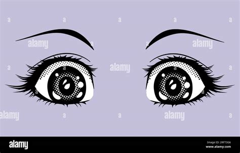 Piercing Gaze Stock Vector Images Alamy