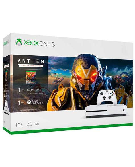 Consola Xbox One S Blanco Tb Con Anthem Legion Of Dawn Gameplanet