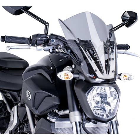 PUIG NAKED WINDSCHILD NEW GENERATION TOURING YAMAHA MT Dunkle Tönung MotoStorm de