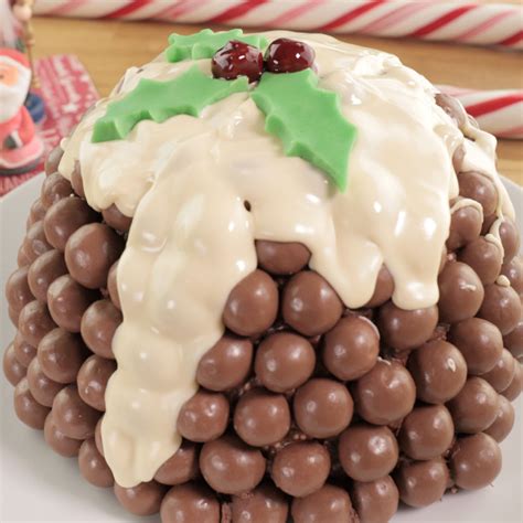 Maltesers Christmas Pudding Cake | B&M