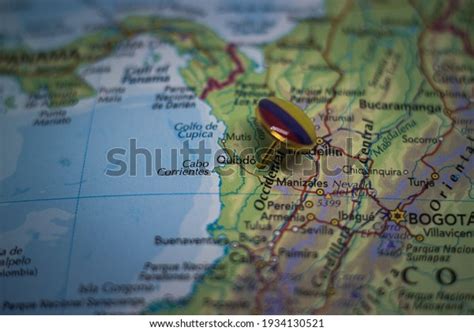 Quibdo Pinned On Map Flag Colombia Stock Photo 1934130521 | Shutterstock