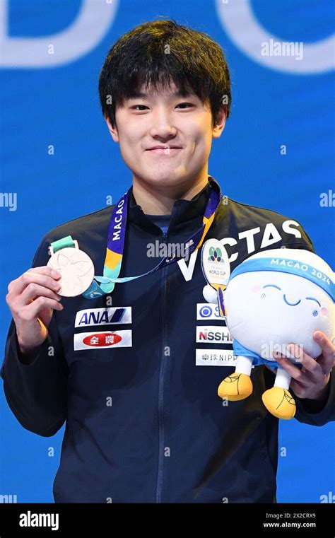 Macao China 21st Apr 2024 Tomokazu Harimoto JPN Table Tennis