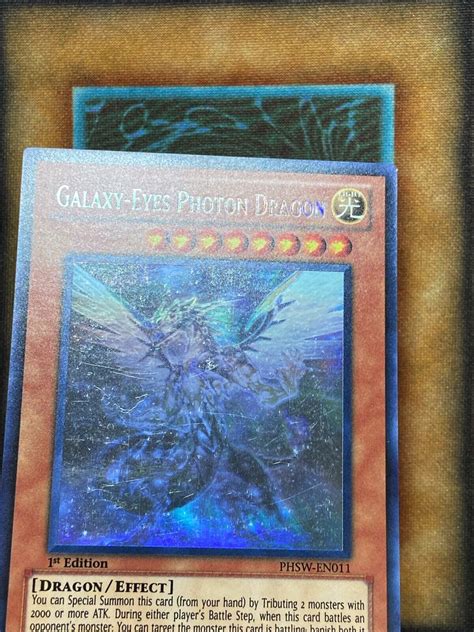 Yugioh Galaxy Eyes Photon Dragon PHSW EN011 Ghost Rare 1st Ed NM EBay