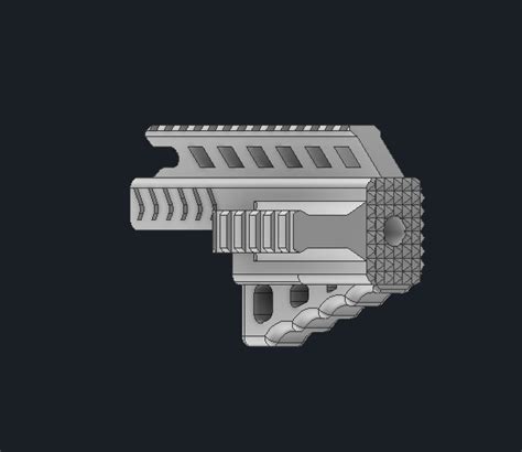 Stl File Glock Rail Extended And Handle・3d Print Design To Download・cults