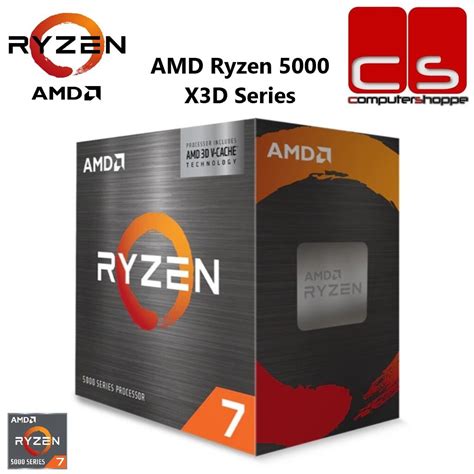 AMD Ryzen 7 X3D 5000 Series 8 Cores 16 Threads Gaming Processor