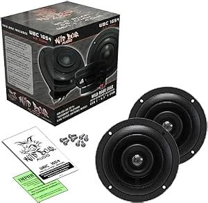 Wild Boar Audio Wbc Ohm Front Speakers With Grills For