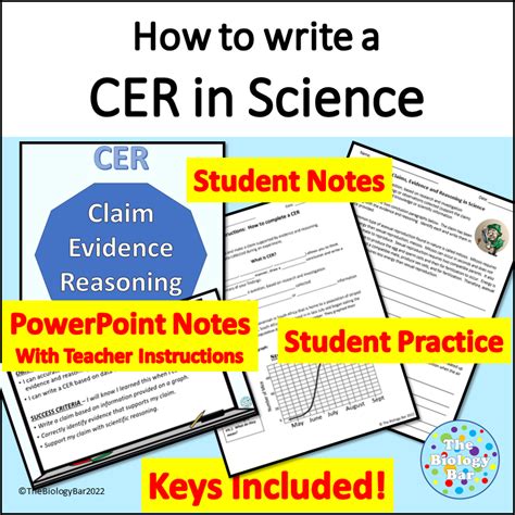 Science Cer Instructions Practice Ppt And Worksheets Made By Teachers