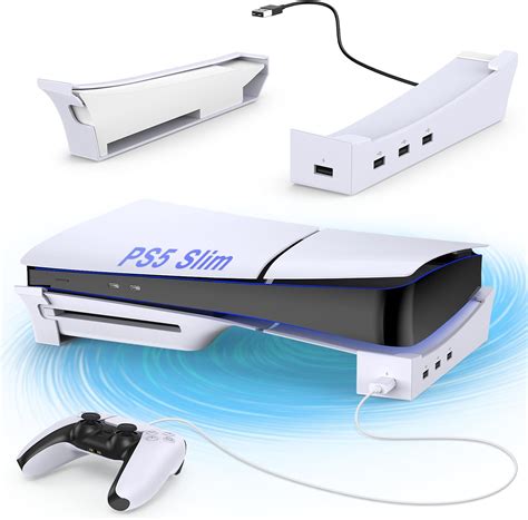 Amazon KOVA Horizontal Stand Only For PS5 Slim Console With 4 Port