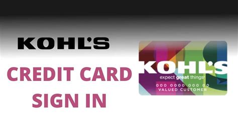 Kohl S Credit Card Payment Login A Comprehensive Guide