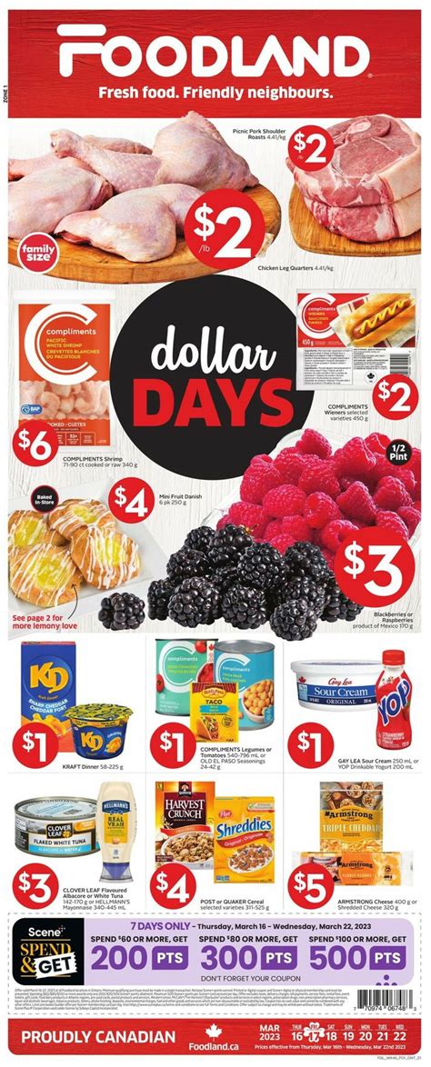 Foodland Current Flyer 0316 03222023