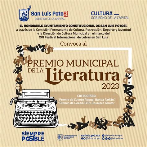 Abren Convocatoria Al Premio Municipal De Literatura